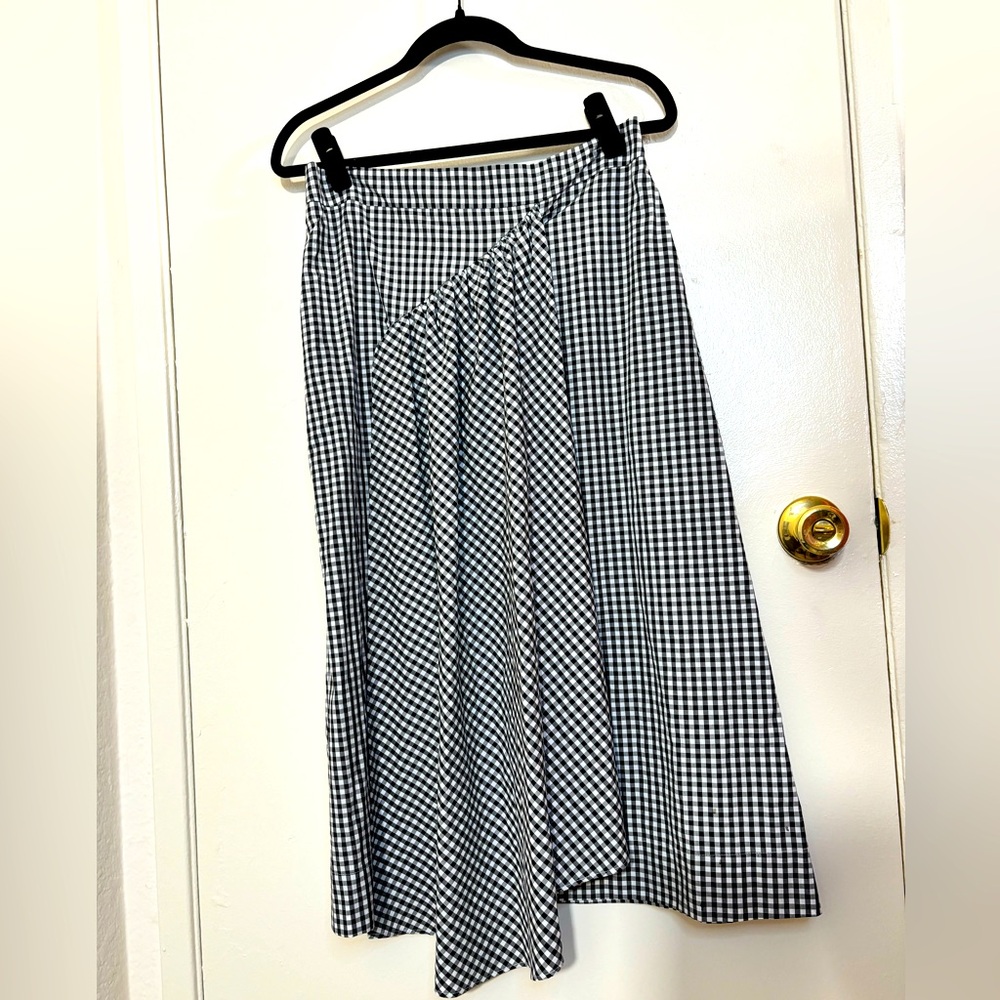 Simone Rocha Gingham Wrap Midi Skirt 🖤